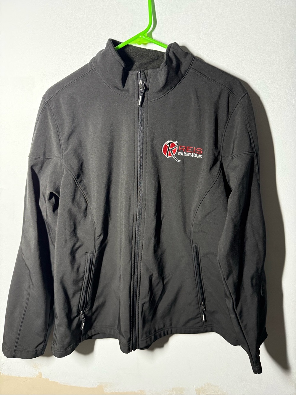 Black Lightweight Full-Zip Jacket